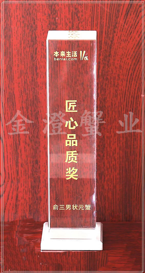 匠心品質(zhì)獎(jiǎng)